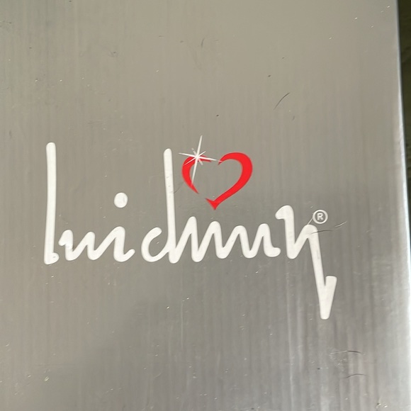 Luichiny Be Dazzled Sz 11M Black and white 4 1/2 inch Heels - Picture 6 of 6